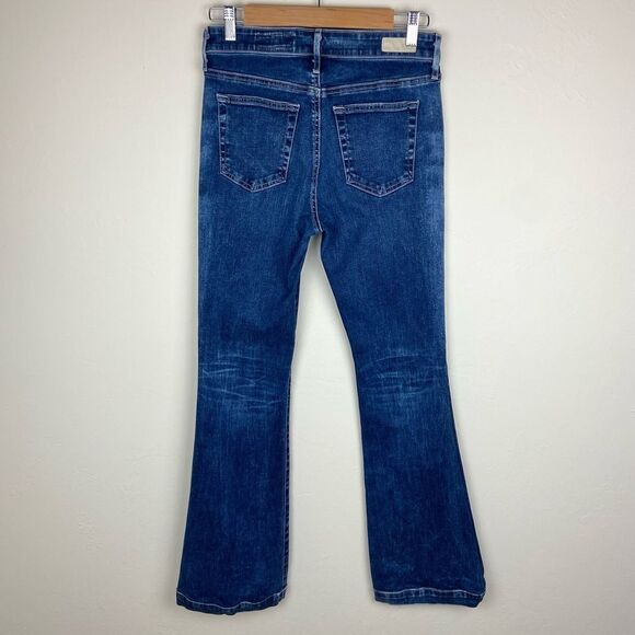 AG ‘The Janis’ Lightly Distressed High-Rise Flare Jeans - Picture 6 of 8